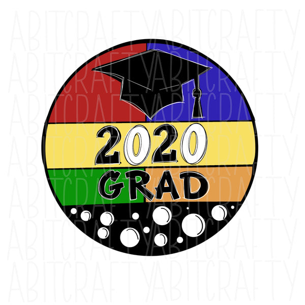 Class of 2020/Grad/Senior png, sublimation, digital download - hand drawn