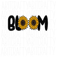 Bloom/Spring SVG, png, sublimation, digital download, vector art, cricut, silhouette