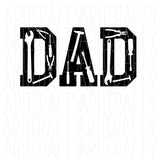 DAD/Tools SVG, PNG, sublimation, digital download, vector art, cricut, silhouette