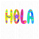 Hola svg,png, sublimation, digital download