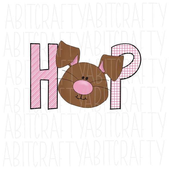 Hop Bunny PNG, sublimation, digital download