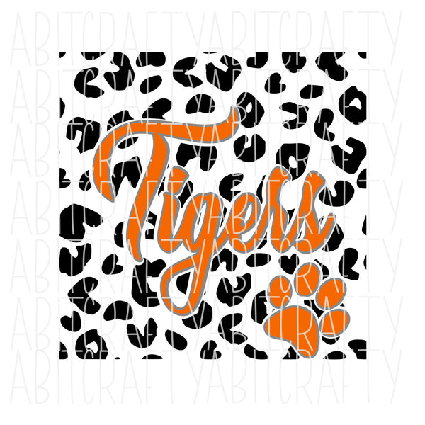 Cheetah Tigers Mascot SVG, PNG/Sublimation digital download, cricut, silhouette, vector art