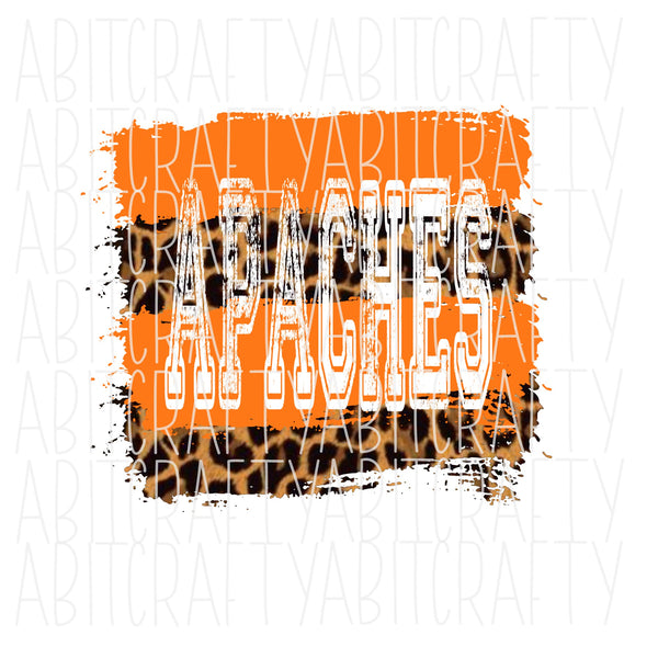 Apaches Splatter png/sublimation/digital download