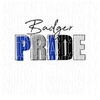 Badger Pride/Badgers/Back to School svg, png, sublimation, digital download