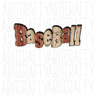 Baseball PNG, sublimation, digital download-hand drawn