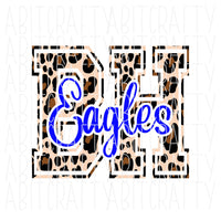 Leopard Eagles/Mascot/Team Spirit/Pride png/sublimation/digital download