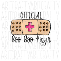 Official Boo Boo Kisser png, sublimation, digital download - hand drawn