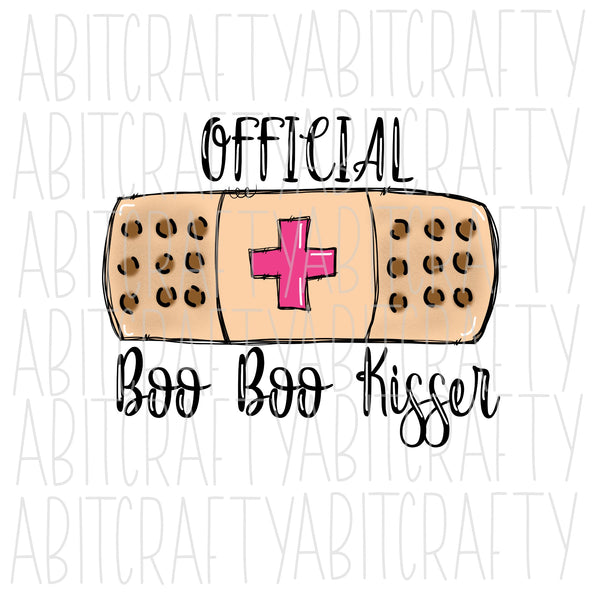 Official Boo Boo Kisser png, sublimation, digital download - hand drawn