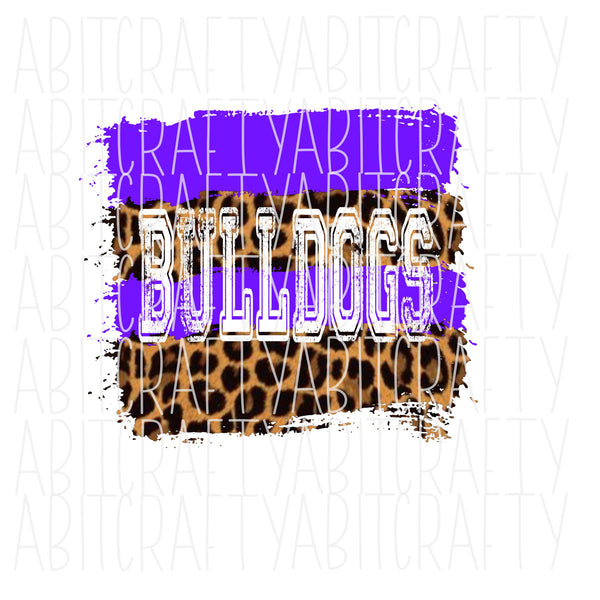 Purple Bulldogs Splatter png/sublimation/digital download