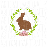 Easter Bunny Wreath /Happy Easter SVG, PNG, Sublimation, digital download, cricut, silhouette, vector art