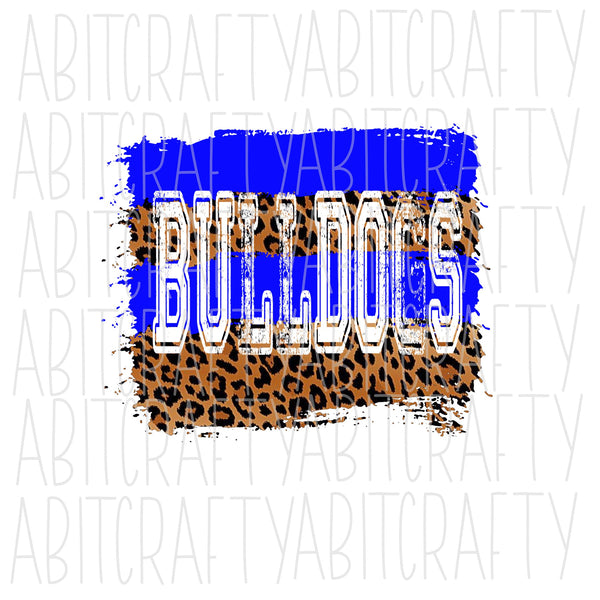 Bulldogs Splatter png/sublimation/digital download (2 colors included!)