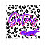 Cheetah Gators SVG/PNG/Sublimation File, digital download, cricut, silhouette