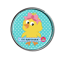 Spring/Chick/Cute-Girl/Easter/Hunt/PNG, Sublimation, digital download, print and cut, waterslide - 2 versions included - hand drawn