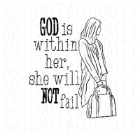 Christian Woman/Faith/God/Church SVG, PNG, JPEG, sublimation, digital download, cricut, silhouette, print n cut, dtg, coloring page