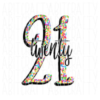 2021/Happy New Year/2021/Celebrate/Gold/Black/White png, sublimation, digital download - hand drawn