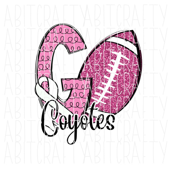 Coyotes/Fight/Cancer/Cure PNG/Sublimation, Digital Download