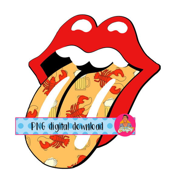 Crawfish Tongue png, sublimation, digital download