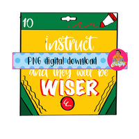 School Supplies/Inspiration/School Bus/Back to School/Teacher PNG/Sublimation/Digital Download, cricut