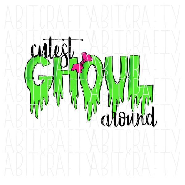 Ghoul/Girl SVG, PNG, sublimation, digital download - hand drawn