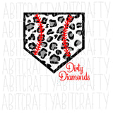 Dirty Diamonds baseball SVG, PNG, sublimation, digital download, silhouette, waterslide, print n cut - fully cuttable!