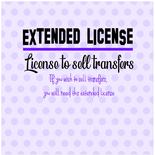 Extended License Mockups/Extended License