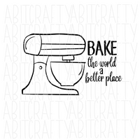 Bake/Cake SVG/PNG/Sublimation Digital Download - hand drawn - !!DollarDeal!!