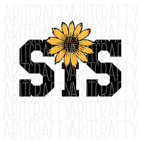 MOM/Sister with Sunflower SVG, PNG, sublimation, digital download, vector art, cricut, silhouette