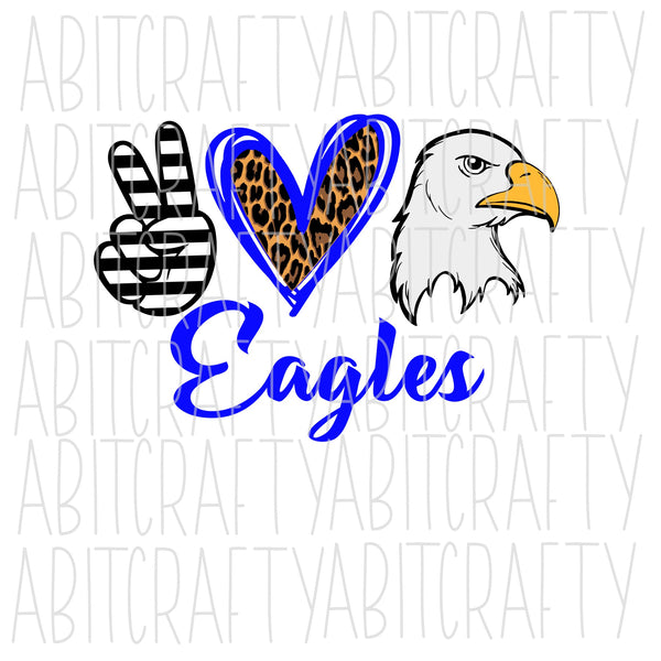Eagles PNG Eagles Mascot PNG Eagle Sublimation Design 
