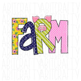 Farm/Pig png/sublimation/digital download - hand drawn