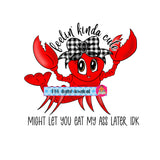 Crawfish/Funny Crawfish/Crawfish Boil/Southern PNG, Sublimation, digital download, hand drawn, print then cut, DTG