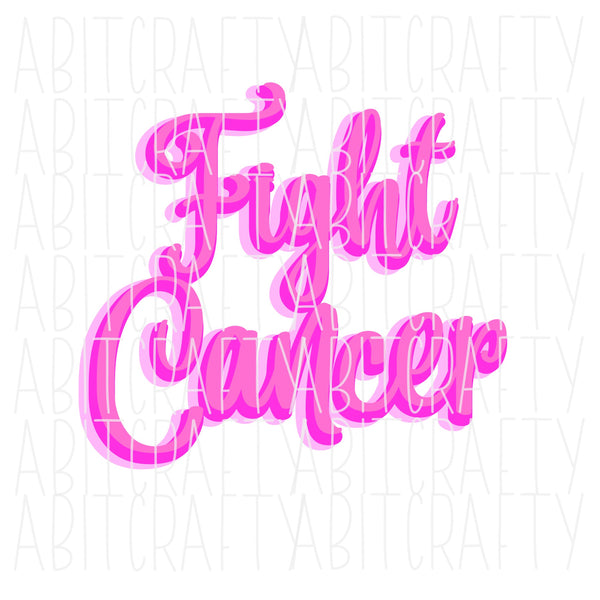 Awareness/Breast Cancer/Fight svg, png, sublimation, digital download, cricut and silhouette cut file, print then cut, dtg