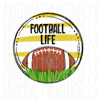 Football PNG, digital download/sublimation - hand drawn