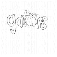 Cuttable Gator/Alligator Pride Pumpkin/gator Sublimation/pumpkin Sublimation/Fall Sublimation SVG/PNG/Sublimation File, digital download