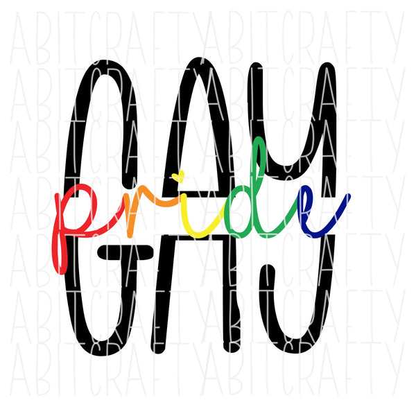 Gay/Pride/ Peace, Love, Pride/Rainbow SVG, PNG, Sublimation, Digital download, vector art, silhouette, cricut, print then cut