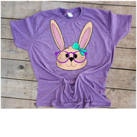 Girl Bunny/Easter PNG, sublimation, digital download - hand drawn