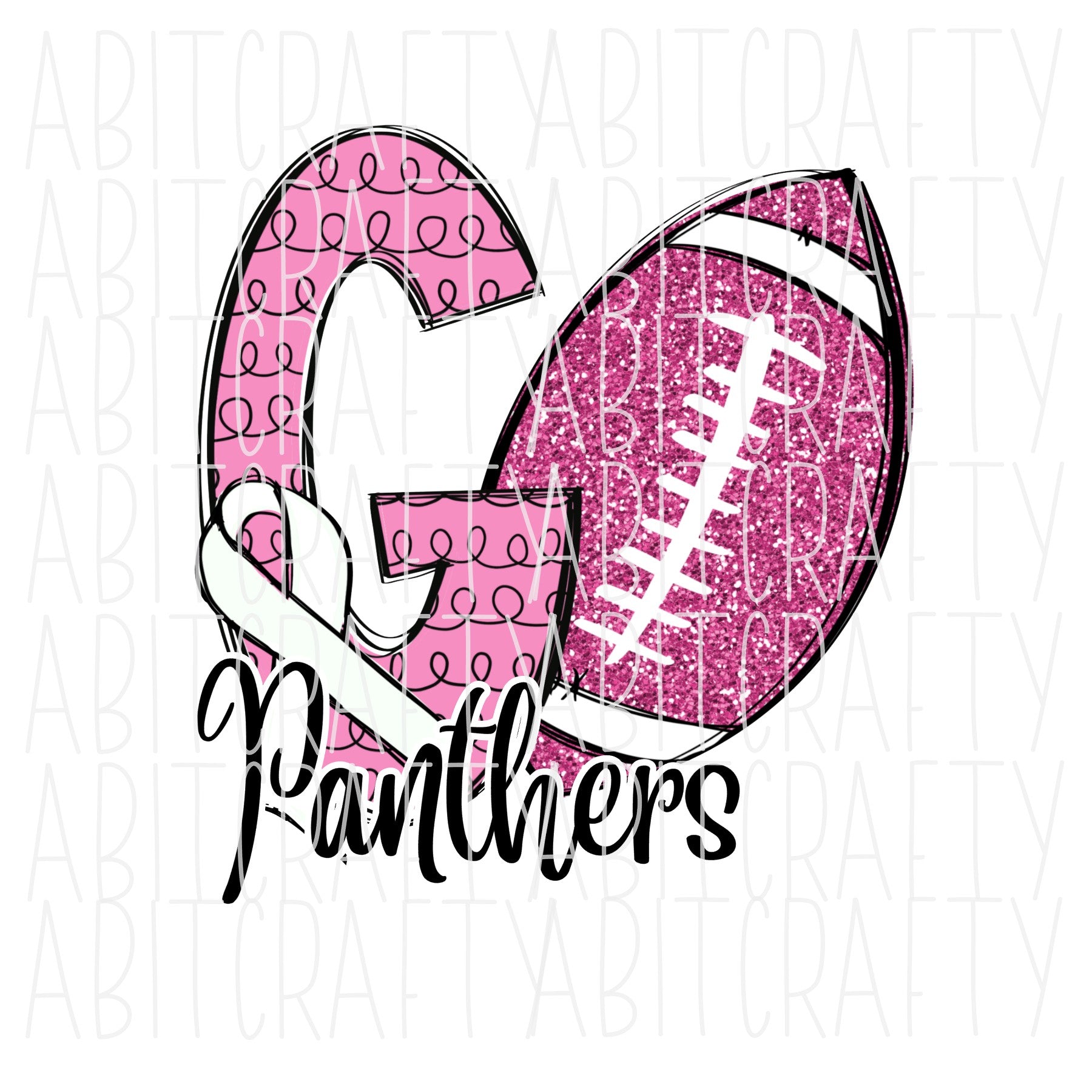 Panthers Gameday PNG Sublimation Design Digital Download 