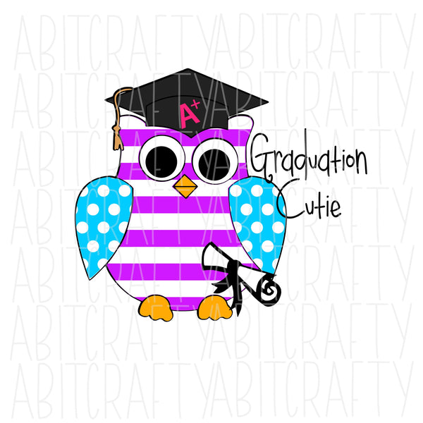 Graduation Owl svg, png, sublimation, digital download, cricut, silhouette