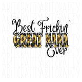 Best Great Nana/Aunt/Mother's Day PNG, sublimation, digital download, print then cut