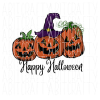 Jack-O-Lantern PNG/Sublimation/Digital Download - hand drawn