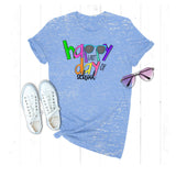 Happy Last Day of School/End of Year/Teacher Shirt/Summer Vacation/Break png, sublimation, digital download - hand drawn