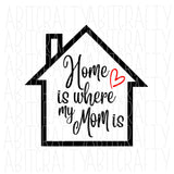 Home Mom SVG, PNG, sublimation, digital download, vector art, cricut, silhouette