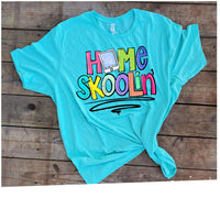 Homeschool/Home Skoolin' PNG, sublimation, digital download - hand drawn