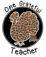 One Grateful Teacher png, jpeg, sublimation, digital download