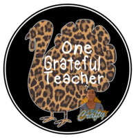 One Grateful Teacher png, jpeg, sublimation, digital download