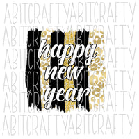 Happy New Year PNG, sublimation, digital download