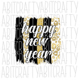 Happy New Year PNG, sublimation, digital download