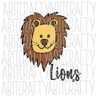 Lions svg, png, sublimation, digital download, cricut, silhouette