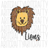 Lions svg, png, sublimation, digital download, cricut, silhouette