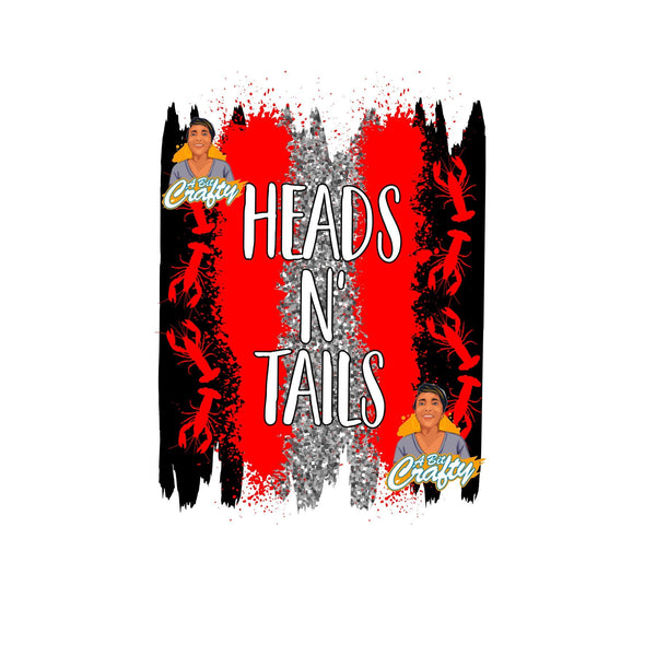 Heads N' Tails PNG, sublimation, digital download