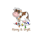 Cow with Lights svg, png, jpeg, sublimation, digital download, silhouette, cricut